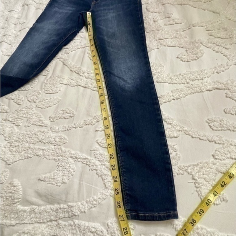 OLD NAVY DARK RINSE ROCKSTAR SUPER SKINNY MID-RISE SZ 2 - Picture 2 of 5